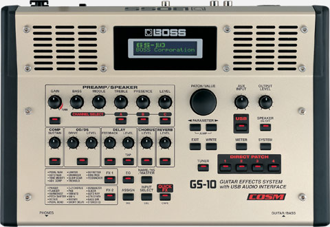 BOSS GS-10 ボス ギターエフェクトシステム BOSS - GS-10 | Guitar Effects System with USB Audio Interface