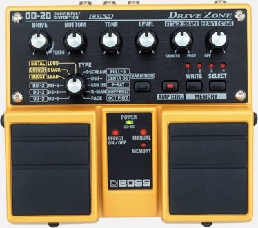 mikrocomputer tub Miniature BOSS - OD-20 | Drive Zone